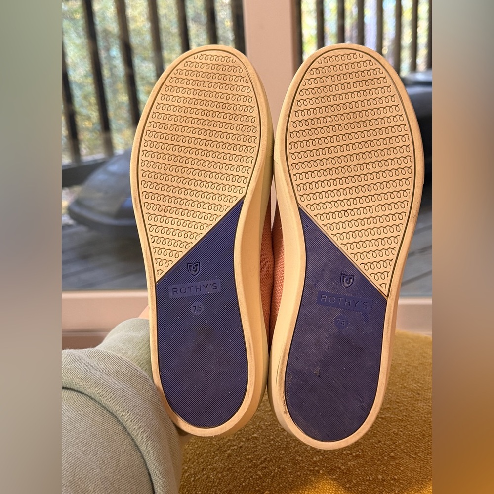Rothy’s The Original Slip-On Sneaker – Size 7.5 – Blush Pink - Picture 8 of 12